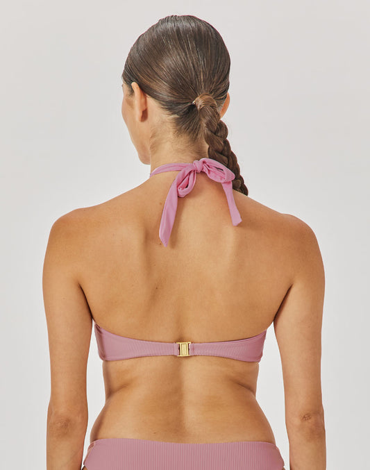 טופ ביקיני קשירה ורוד בייבי TAHITI