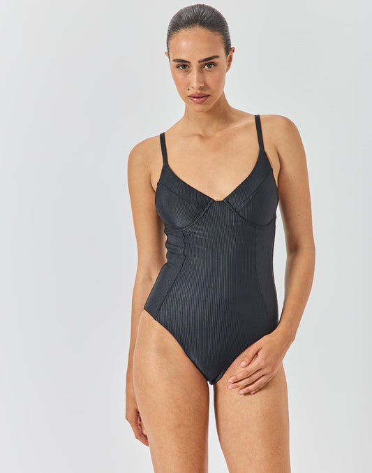 בגד ים שלם שחור VENAO