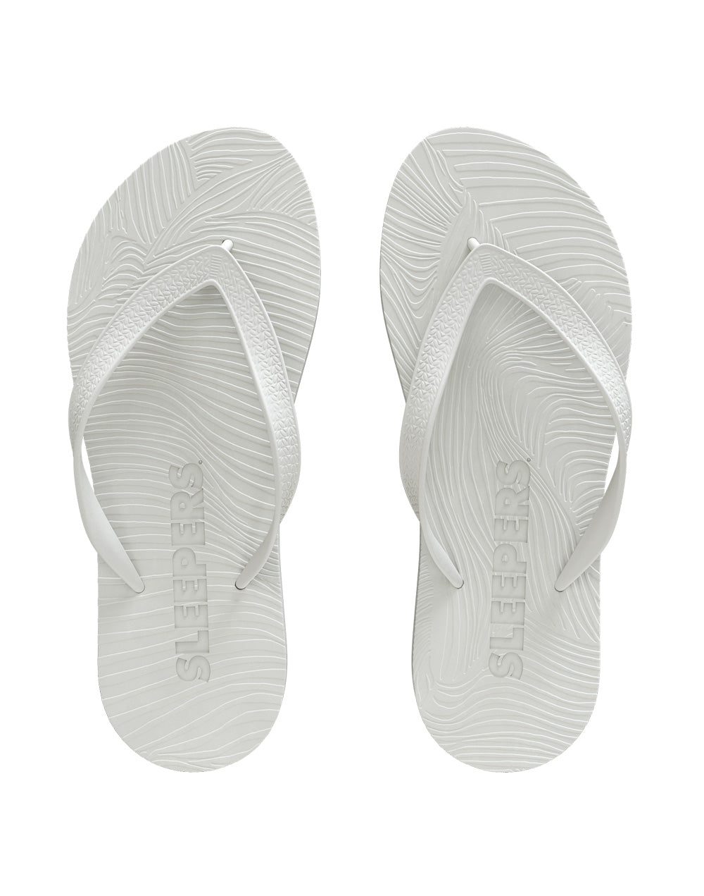 WIDE STRAP FLIP FLOP WHITE