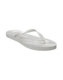 WIDE STRAP FLIP FLOP WHITE