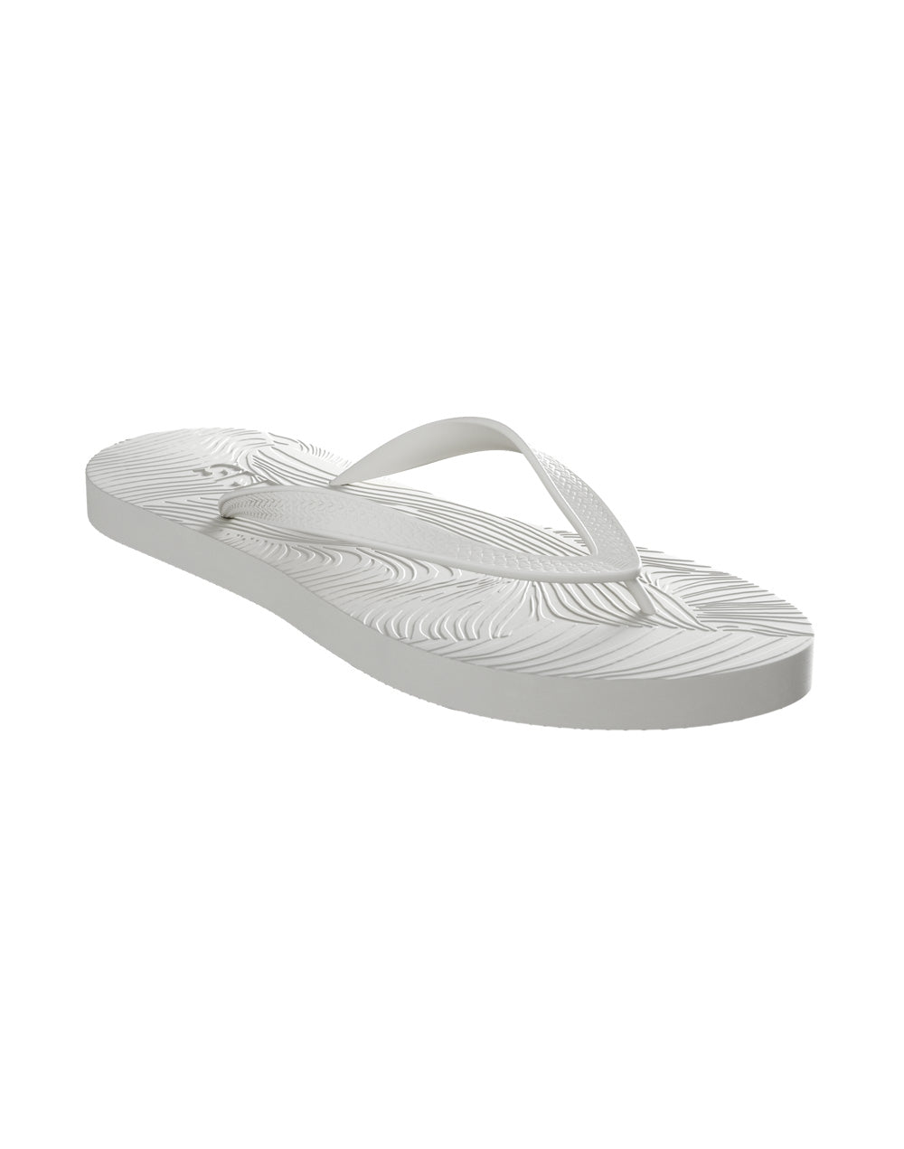 WIDE STRAP FLIP FLOP WHITE