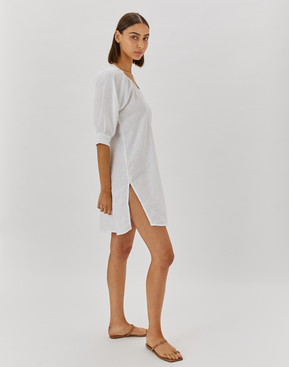 MADEIRA DRESS WHITE